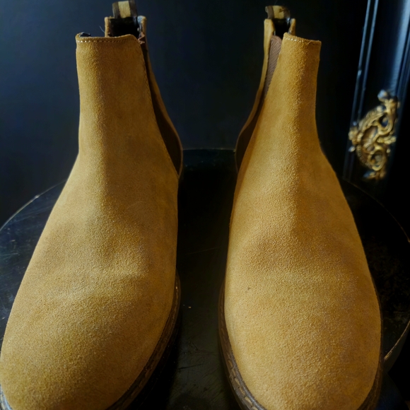 Stylish Custom Vintage Mens Sz 8.5 Brown Suede Boots Discount Only For Black FRI - Picture 6 of 9